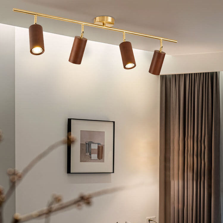 Fabian – Runde Holz-Deckenlampe