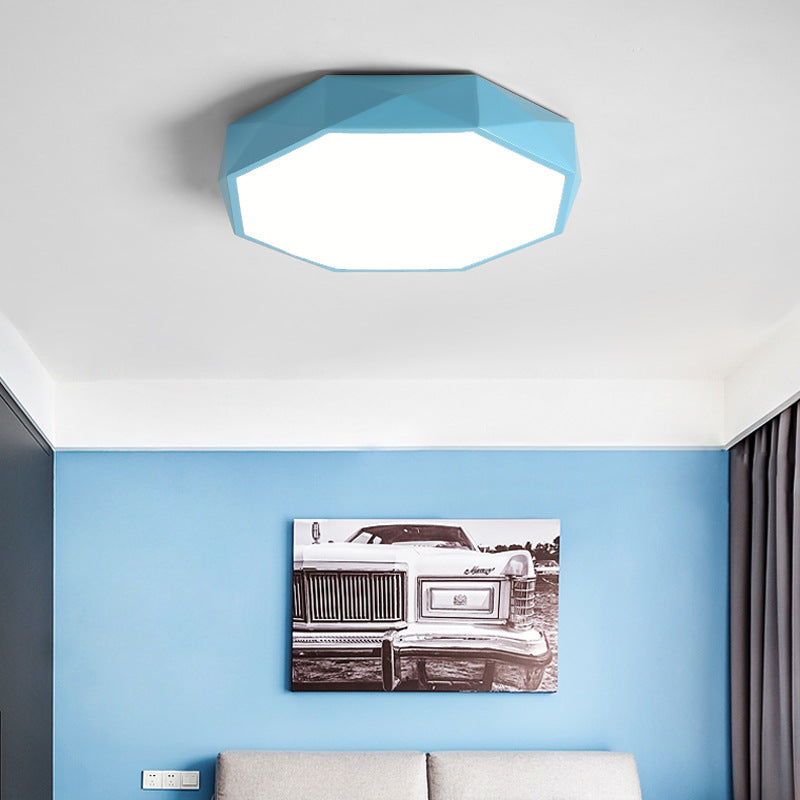 Marcial – Macaron LED-Deckenleuchte im Muschel-Polygon-Stil