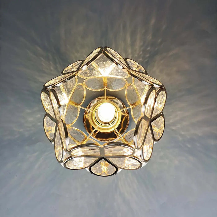 Bloemen – Zeitgemäße Glasdeckenlampe