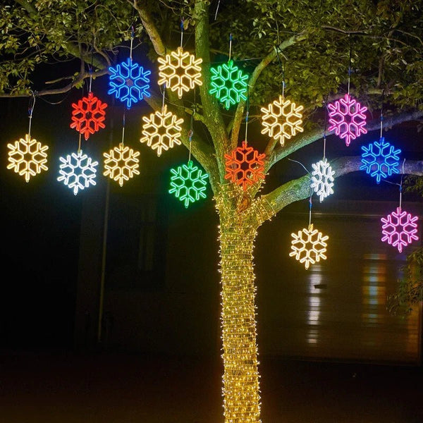 Yukina – LED-Licht in Schneeflockenform für Weihnachten