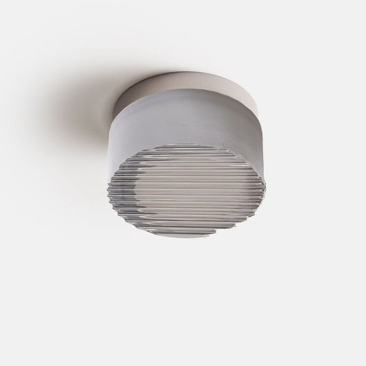 Inga – Nordische Wandlampe mit Strukturglas