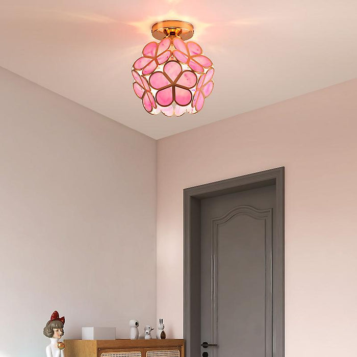 Bloemen – Zeitgemäße Glasdeckenlampe