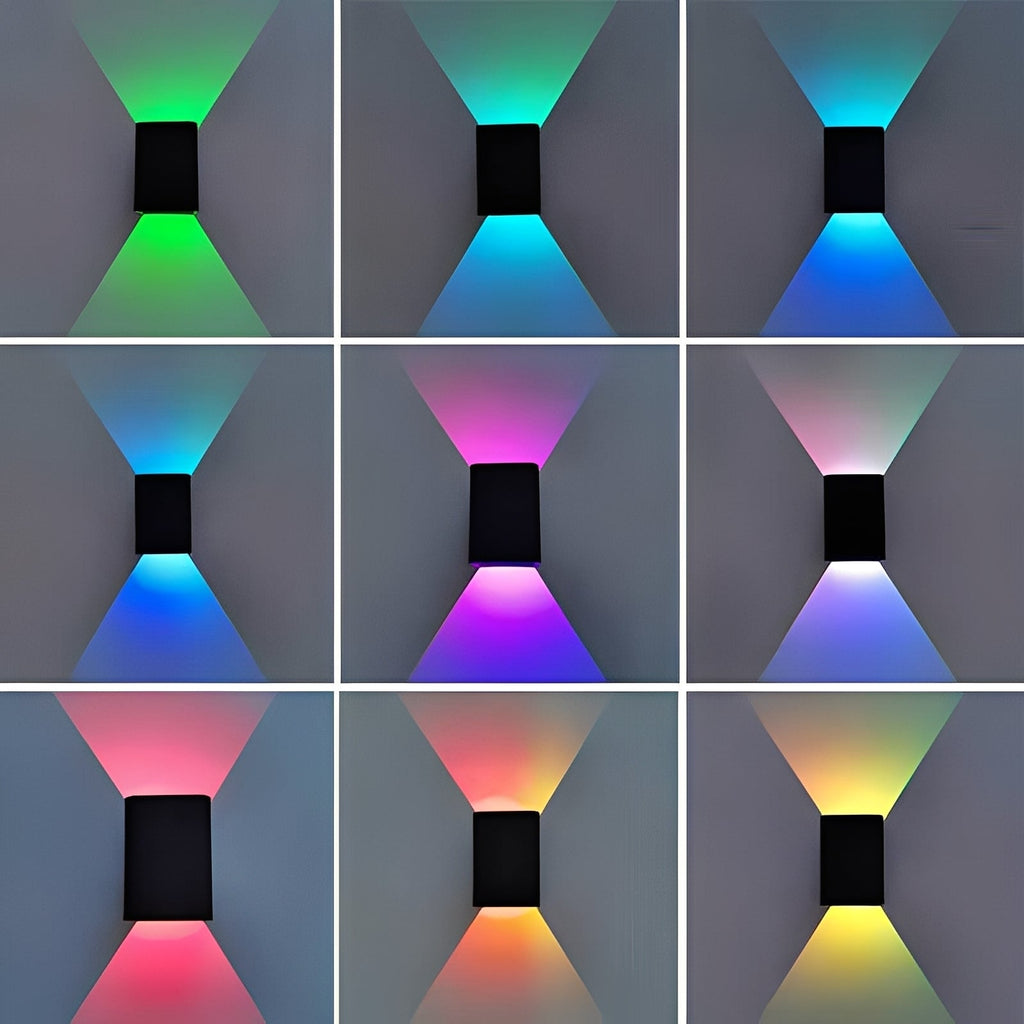 Lucia – Quadratische Leuchtende LED-Wandlampe