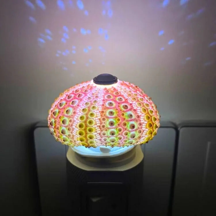 Nerida – Handgemachte Seeigel-Qualle Nachtlampe
