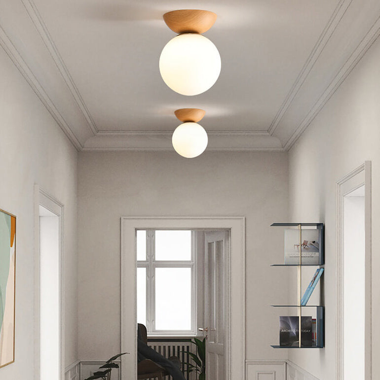 Nivara – Moderne Holz-Deckenleuchte