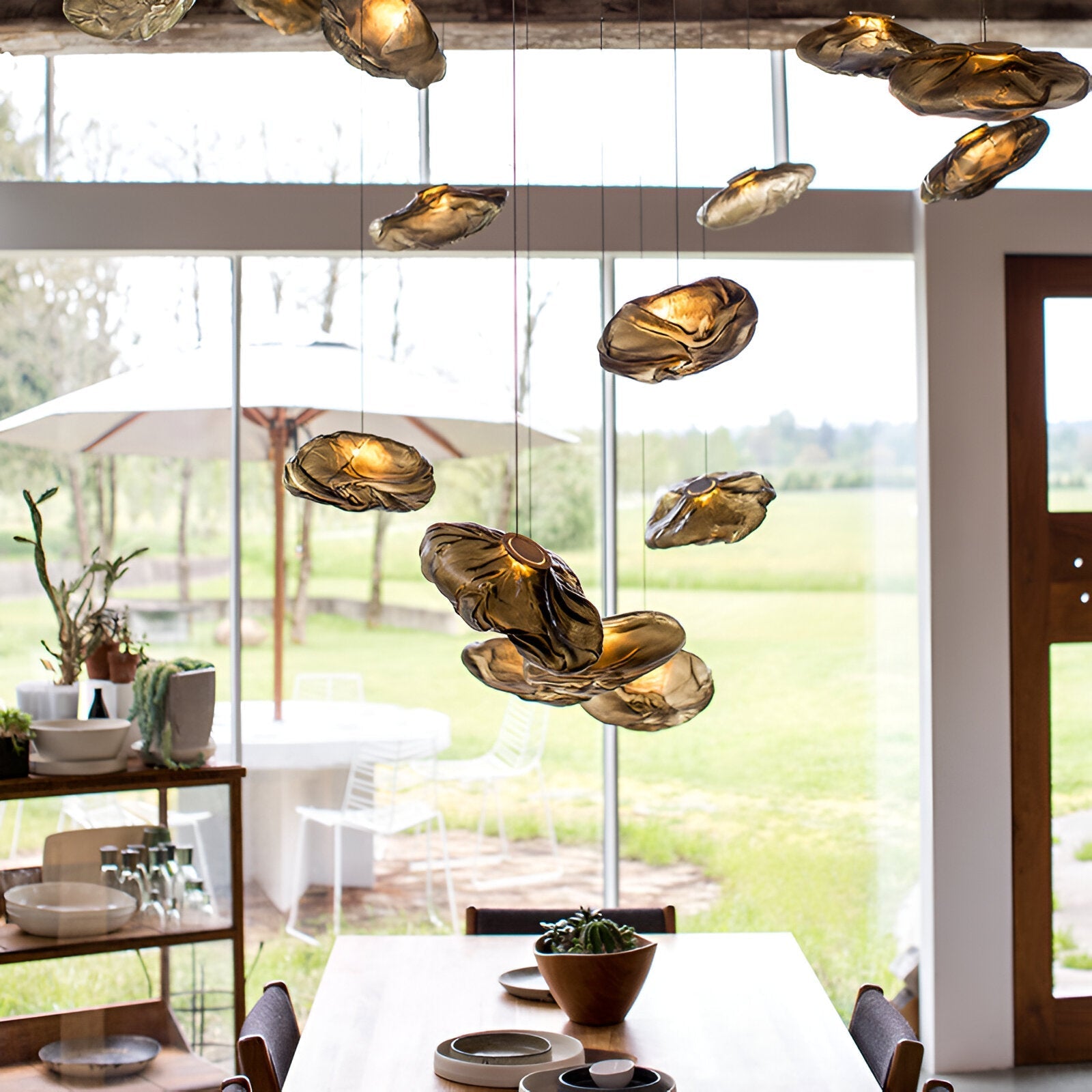 Dorian – Elegante LED-Glas-Hängelampe