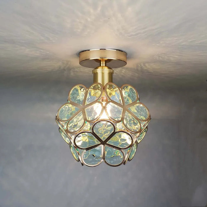 Bloemen – Zeitgemäße Glasdeckenlampe