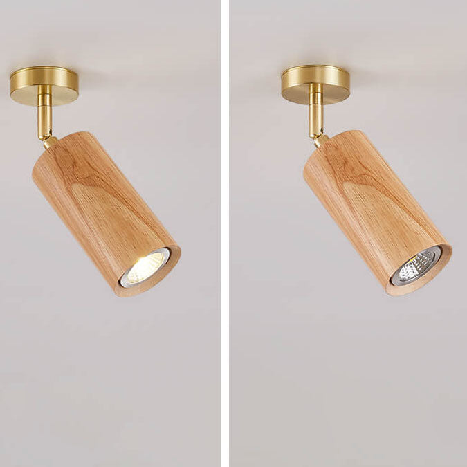 Fabian – Runde Holz-Deckenlampe