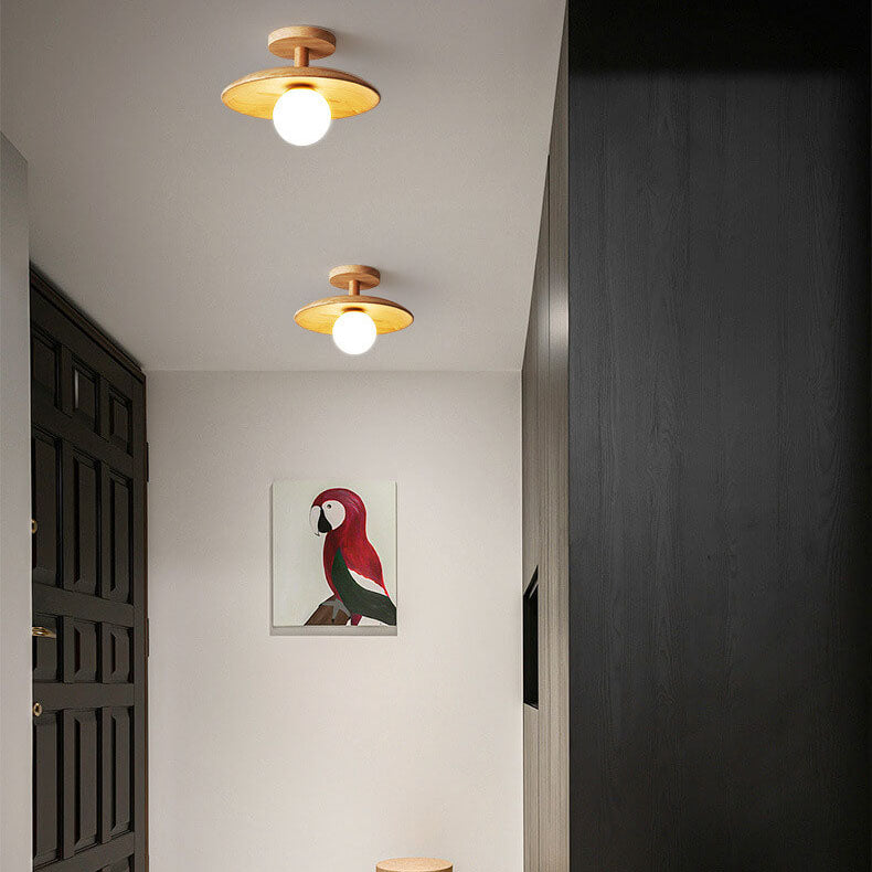 Elian – Moderne Holzstil-Deckenlampe
