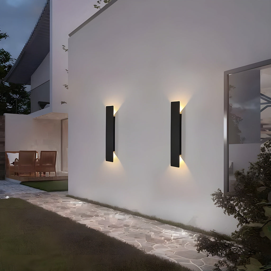 Moderne, minimalistische LED-Wandleuchte
