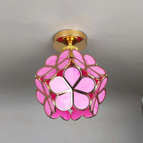 Bloemen – Zeitgemäße Glasdeckenlampe