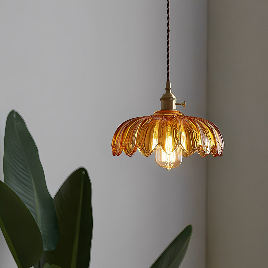 Alaric – Café-Lampe aus Messing und Glas