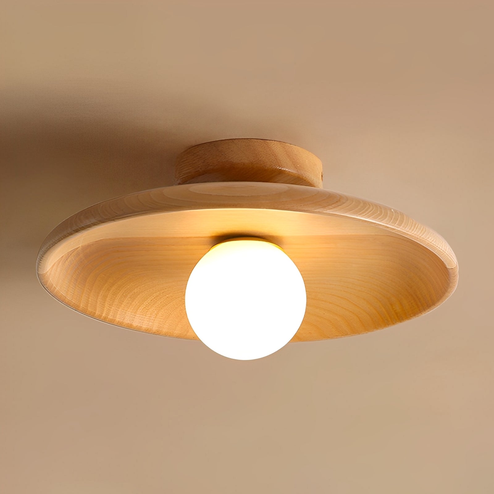 Miyu – Japanische Holz-Deckenleuchte