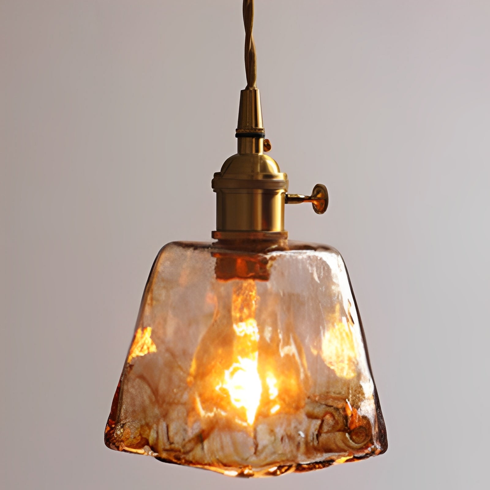 Claribel – Retro Hängelampe mit Alabaster-Glas