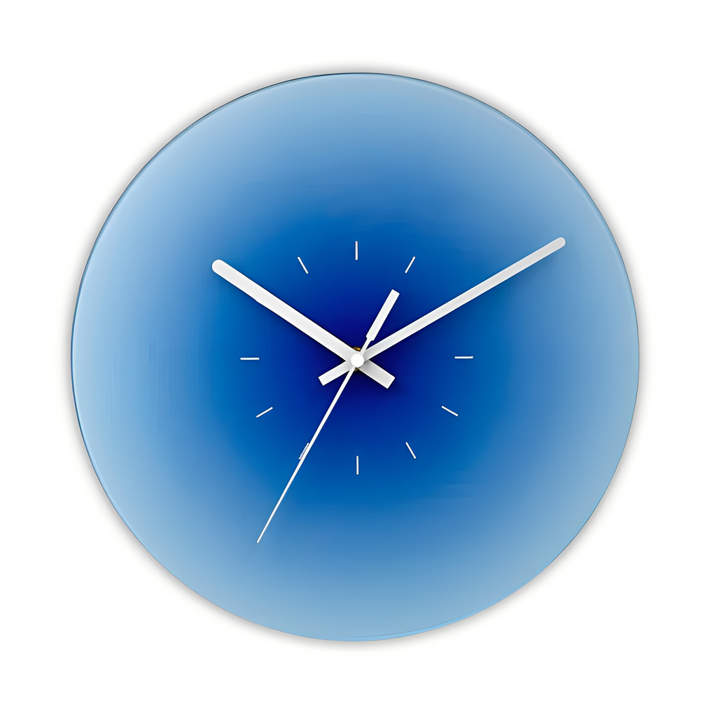Sonya – Stilvolle Glas-Wanduhr