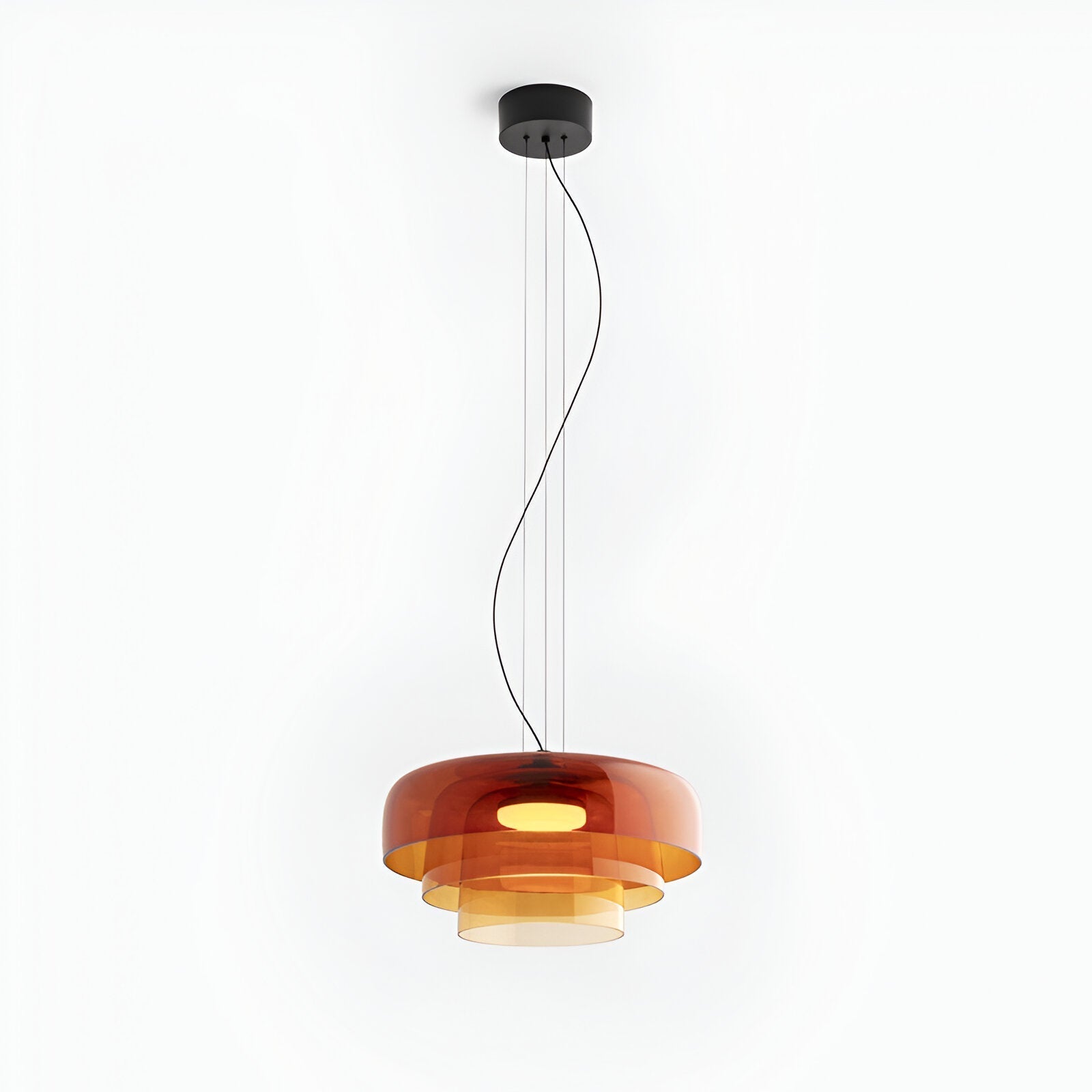 Raki – Nordischer Himmel Glas Pendelleuchte