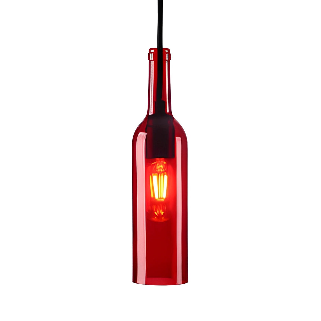 Yvette – Hängelampe aus Bierflaschen im Industriestil