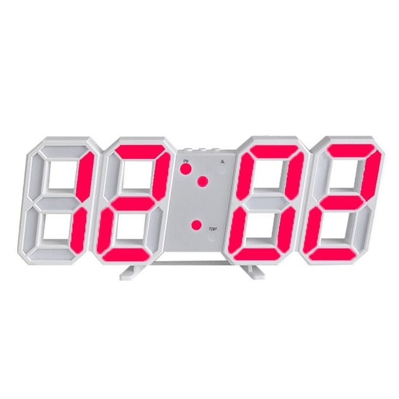 LumiTime – Digitale 3D-LED-Wanduhr mit dimmbarer Beleuchtung