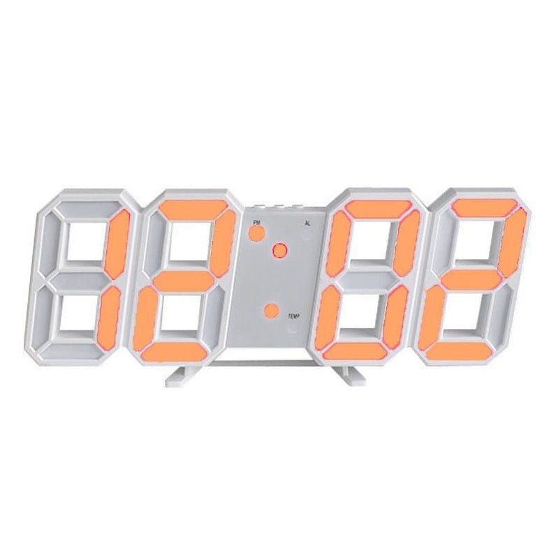 LumiTime – Digitale 3D-LED-Wanduhr mit dimmbarer Beleuchtung