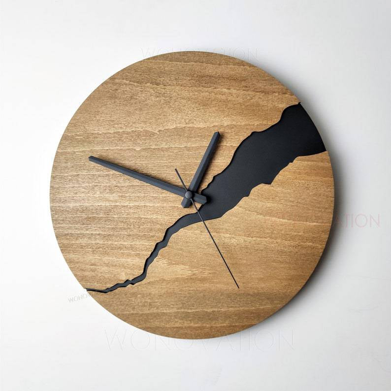 TimeWood – Luxus-Wanduhr aus stilvollem Naturholz