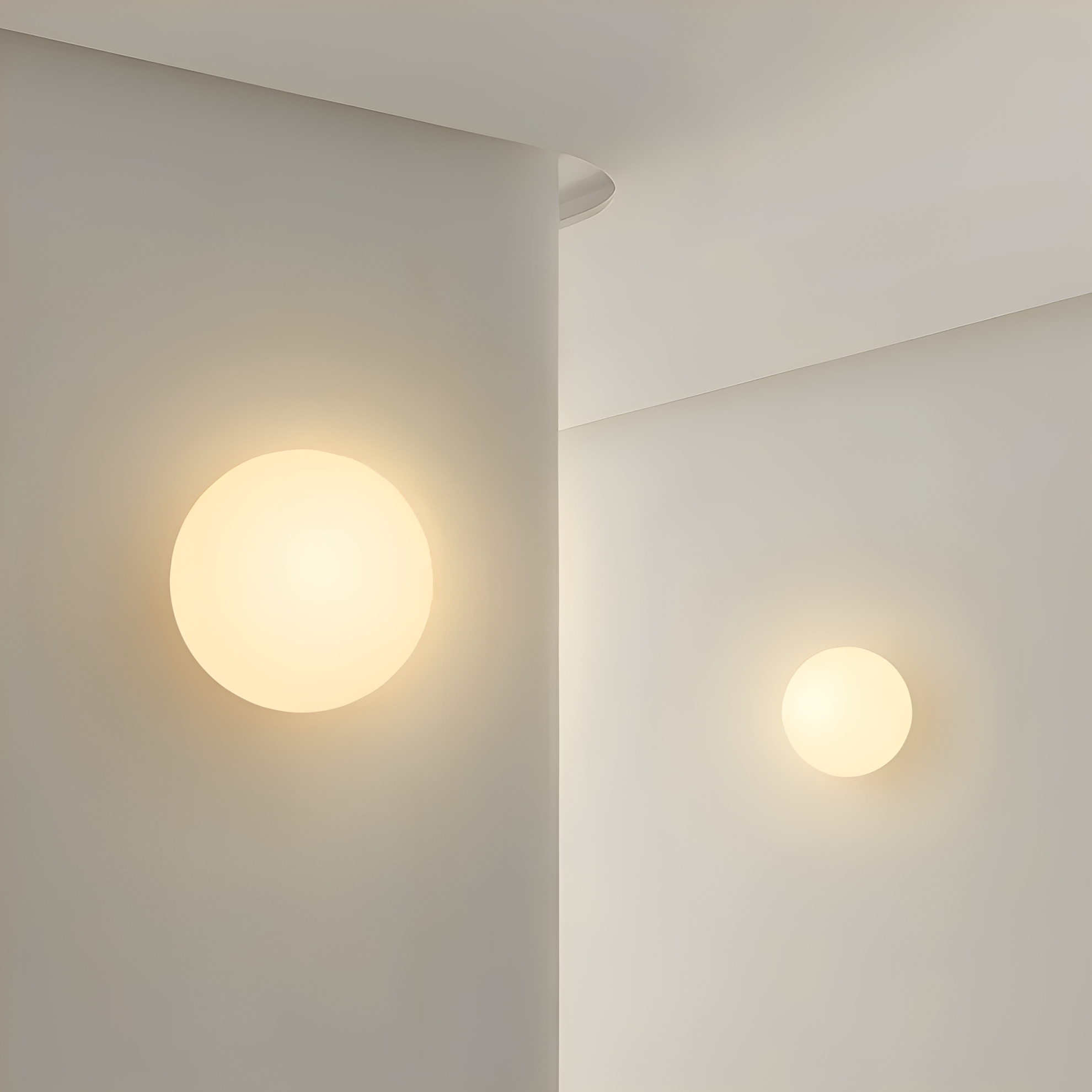 Pietas – Elegante Glas-Wandleuchte