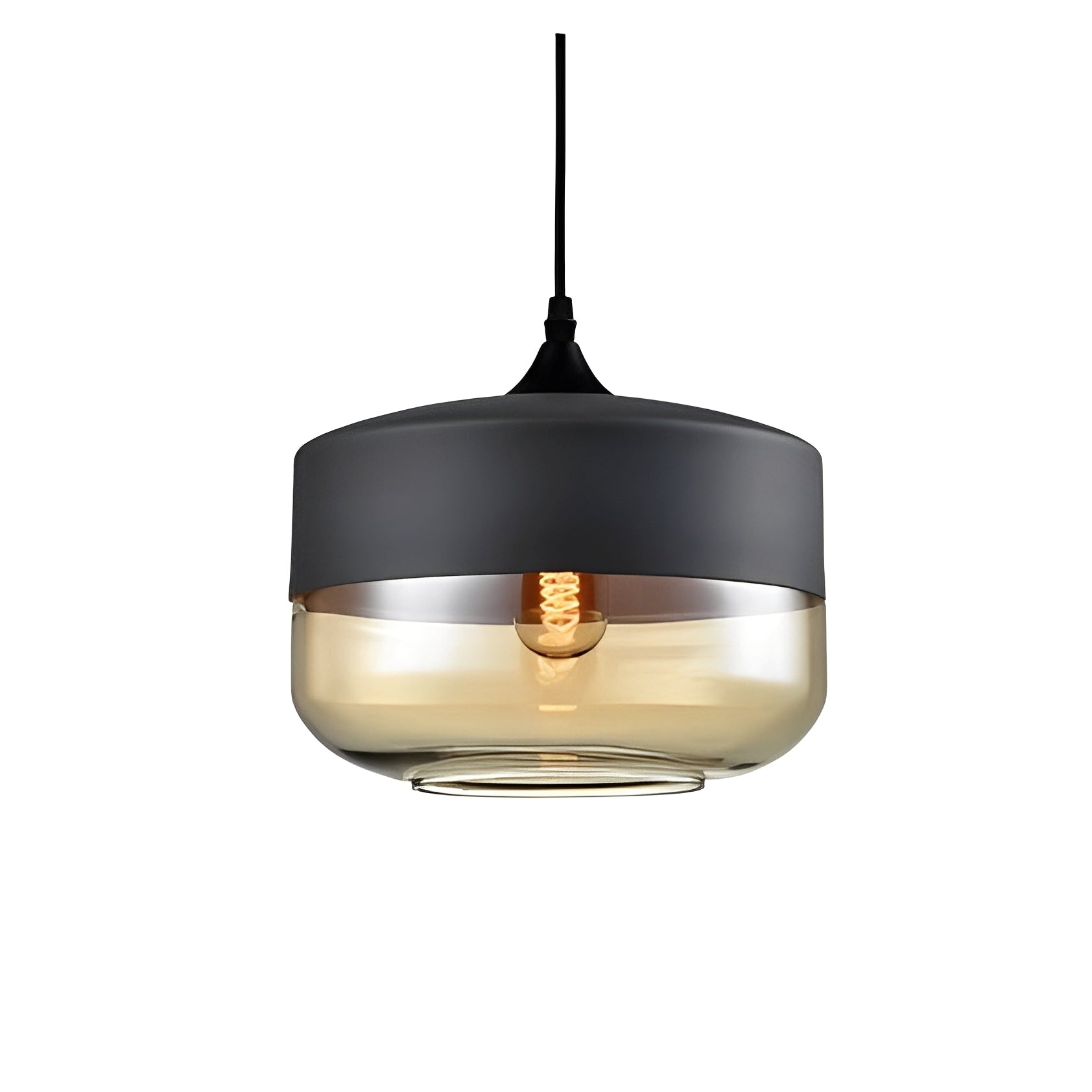 Amira – Industrieller Glas-Luster