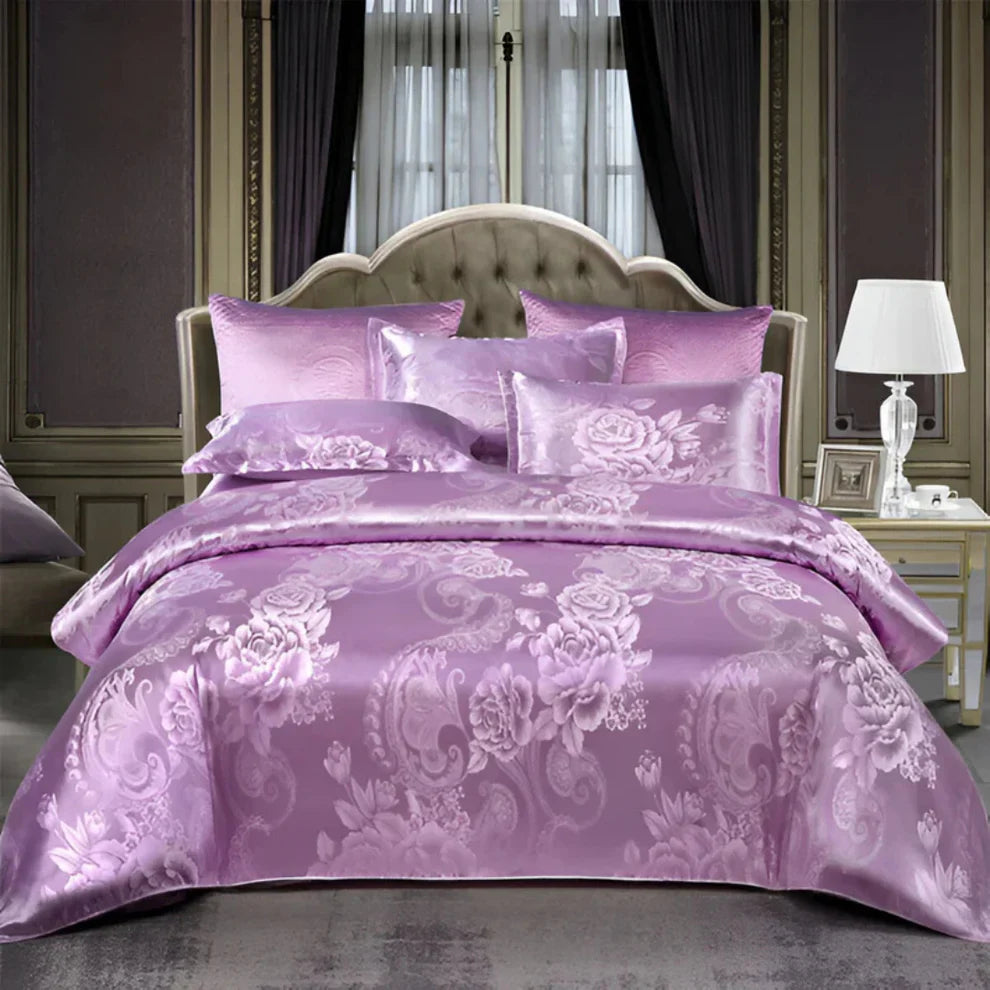 Sanya – Stilvoller Satin-Bettbezug