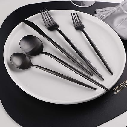 Nordic Elegance - 30 Stück Minimalistisches Besteck