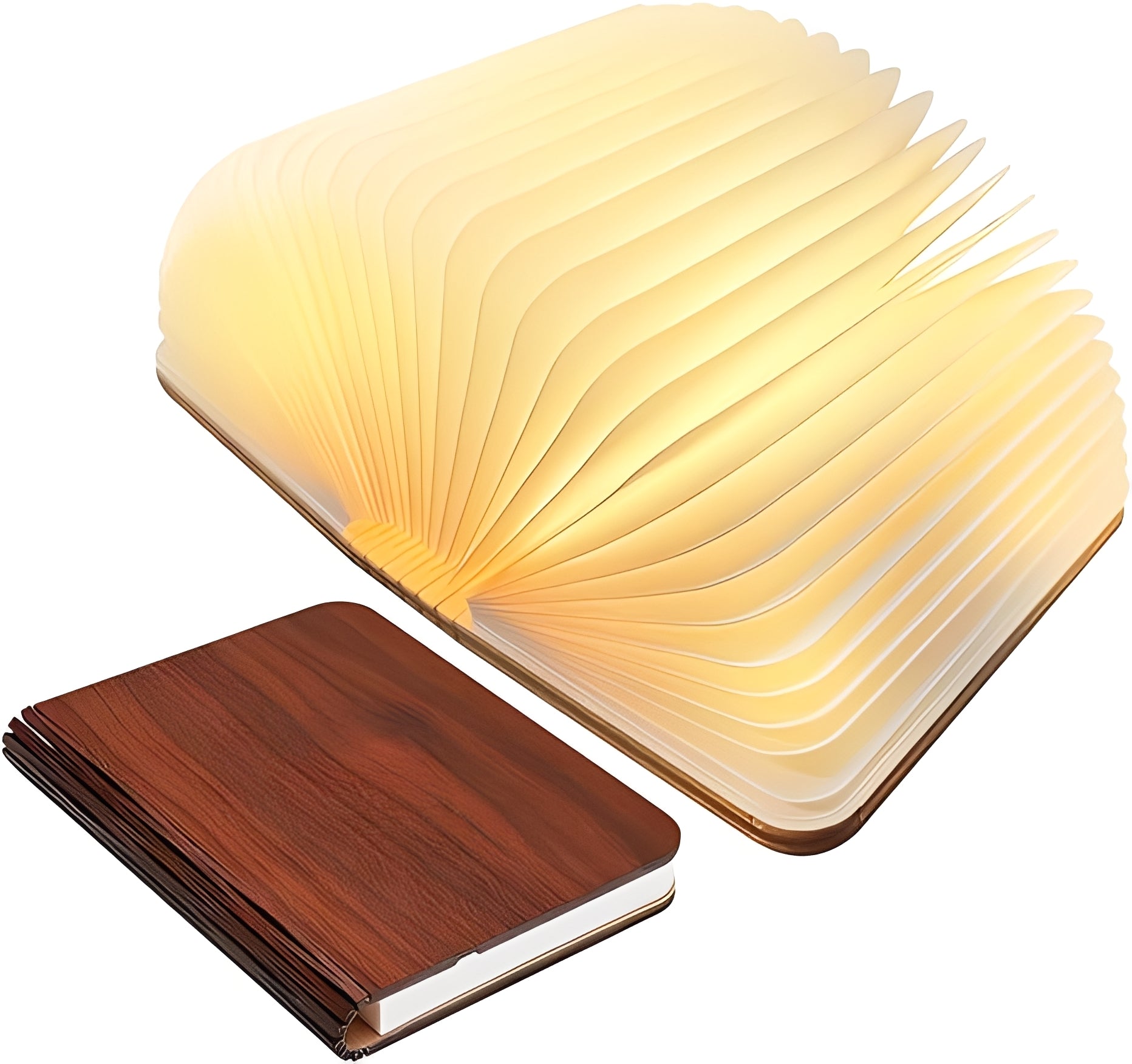 Faye – Faltbare Leder-Nachttischlampe