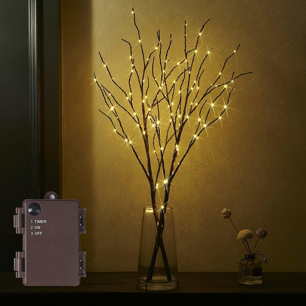 Marilyn – Lampe aus Weidenzweigen mit sanftem Naturlicht