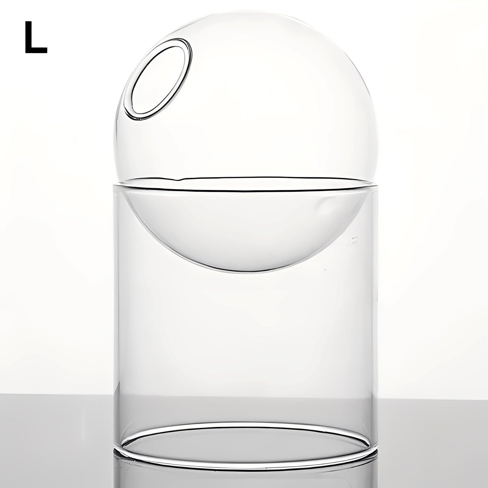 Amira – Farbige Glas Kugelvase Deko