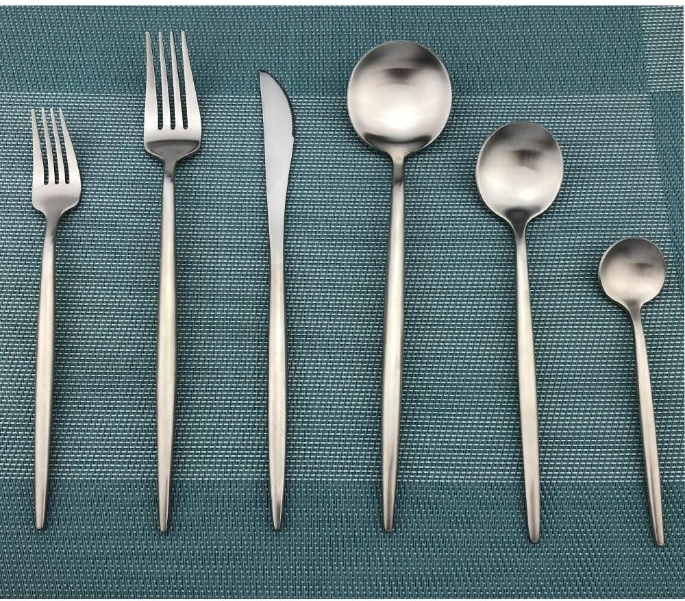 Nordic Elegance - 30 Stück Minimalistisches Besteck