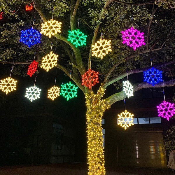 Yukina – LED-Licht in Schneeflockenform für Weihnachten