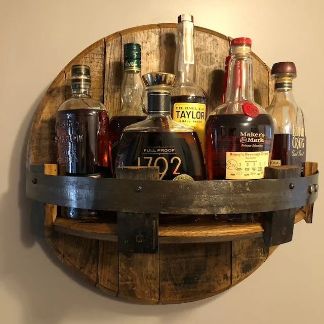 Elias – Holztisch für Wein & Whiskey