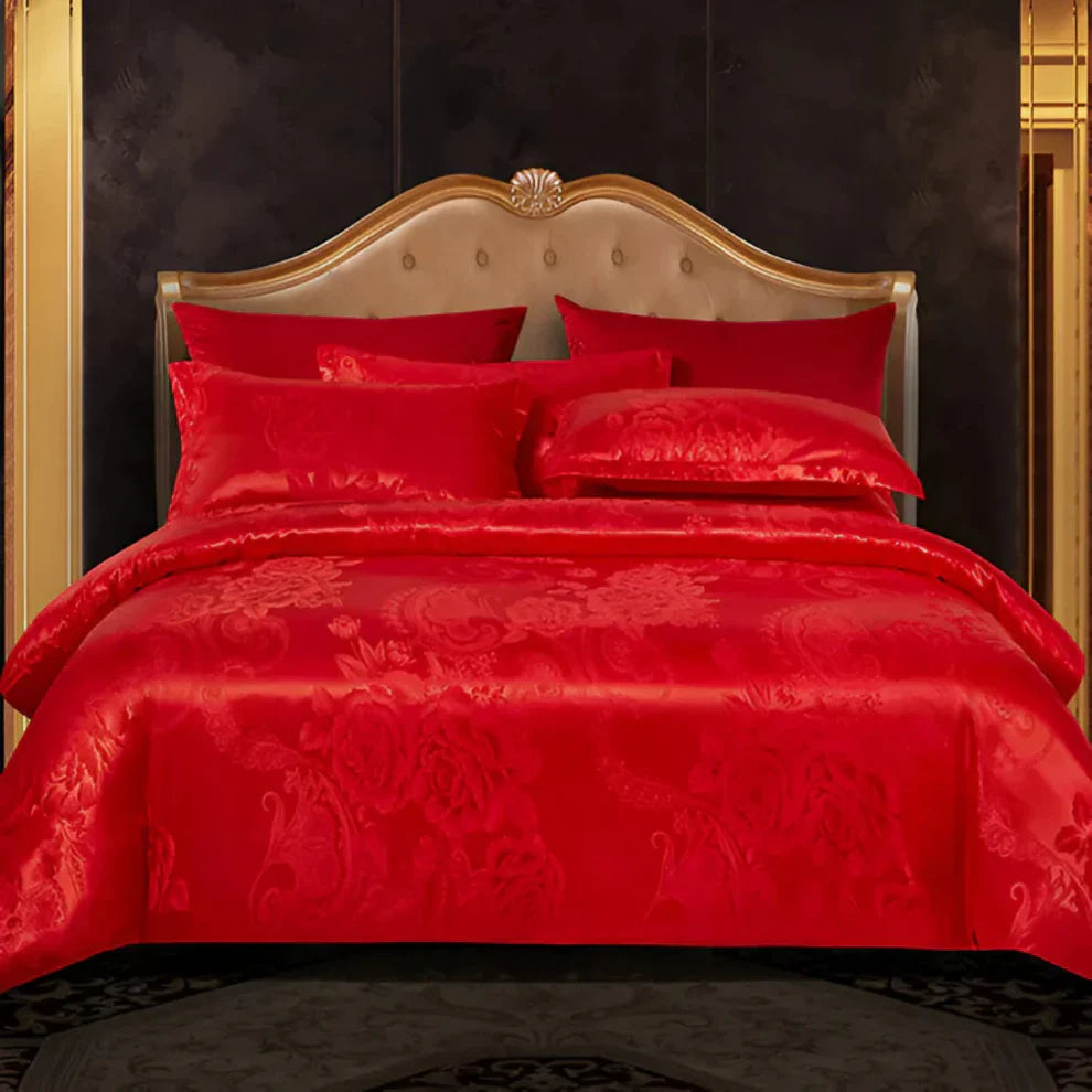 Sanya – Stilvoller Satin-Bettbezug