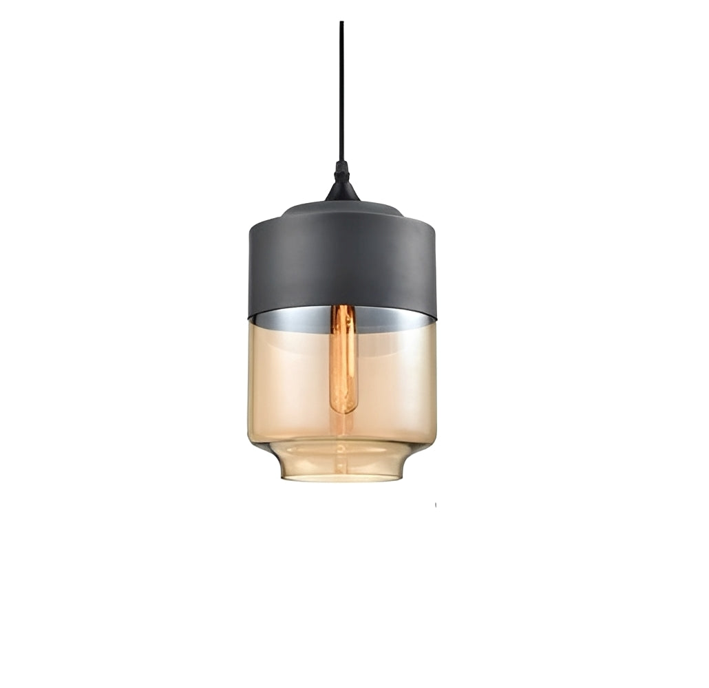 Amira – Industrieller Glas-Luster