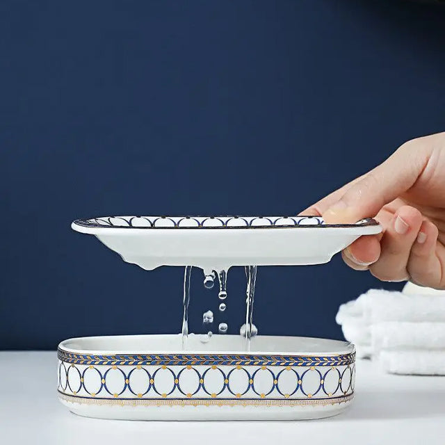 Sana – Kreative Keramikschale für Seife am Waschbecken