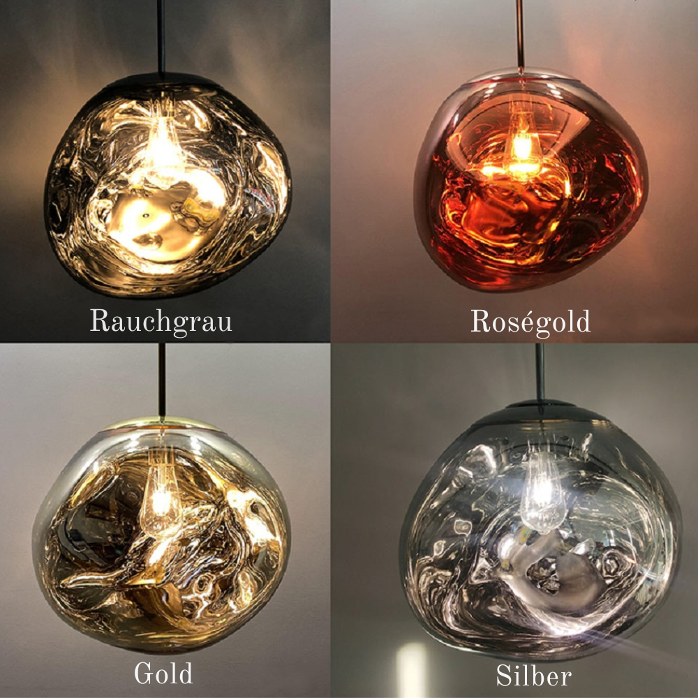 LavaGlow – Handgefertigte Glas-Pendelleuchte mit Lava-Effekt