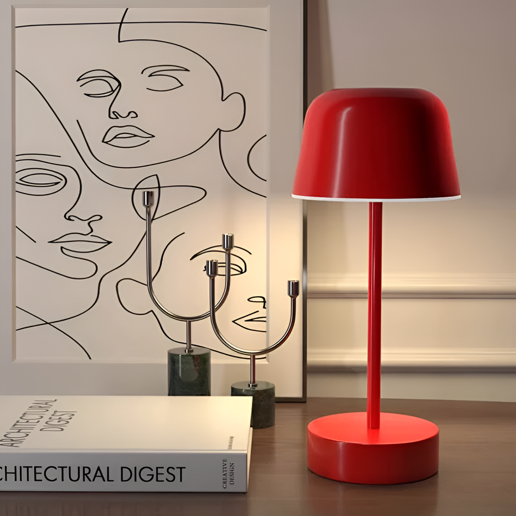 Retro – Drahtlose Retro-Tischleuchte mit LED-Farbwechsel