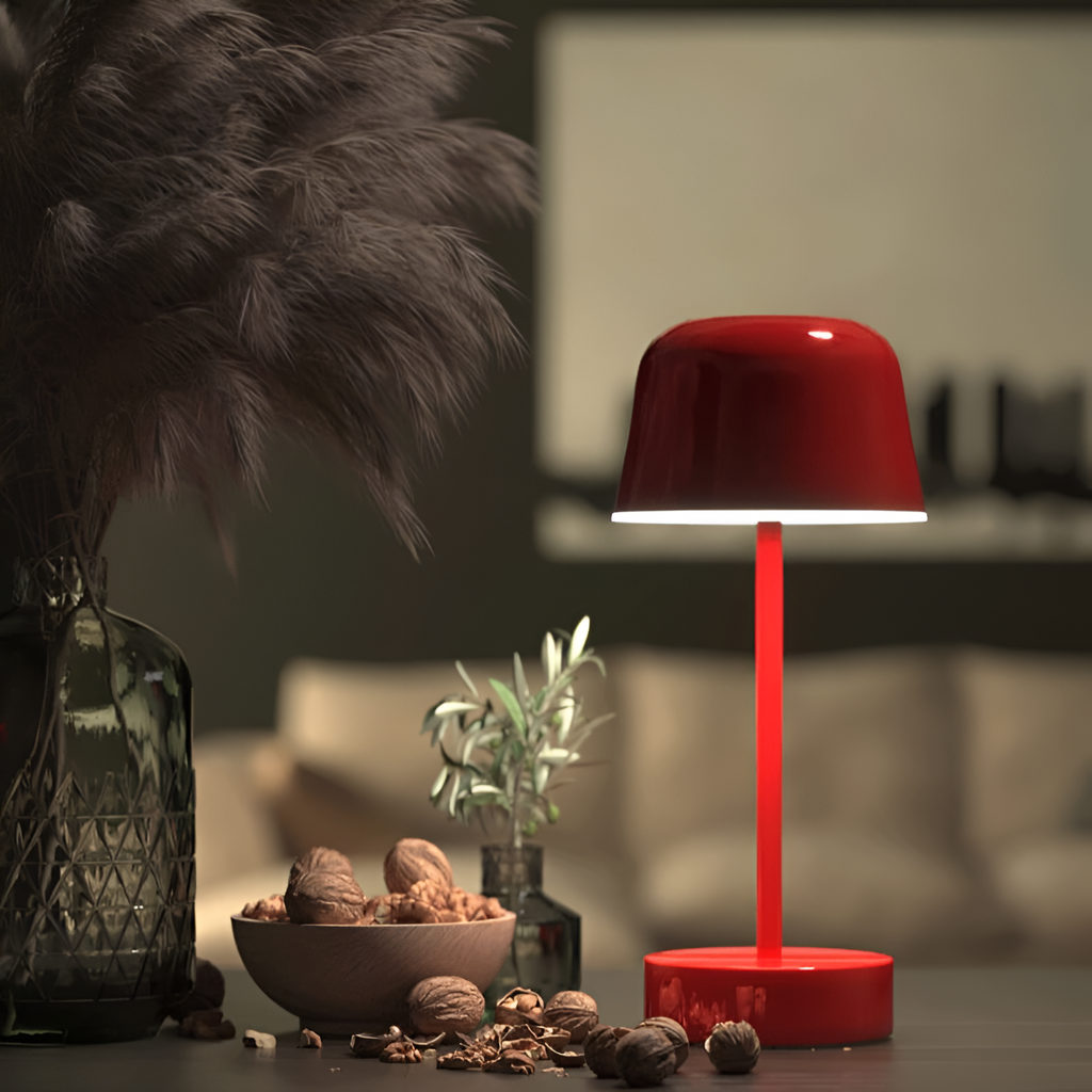 Retro – Drahtlose Retro-Tischleuchte mit LED-Farbwechsel
