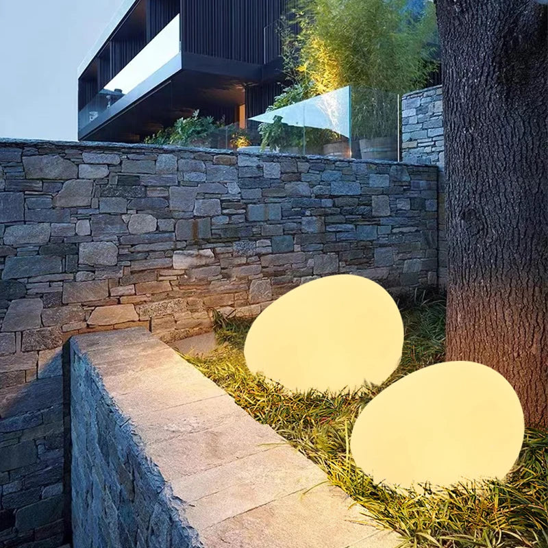 Nele – LED Gartenlampe im Stein-Look