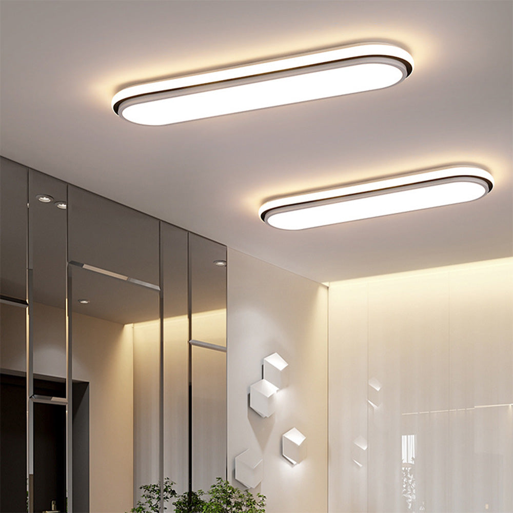 Nara – Schlichte Flache LED-Deckenlampe