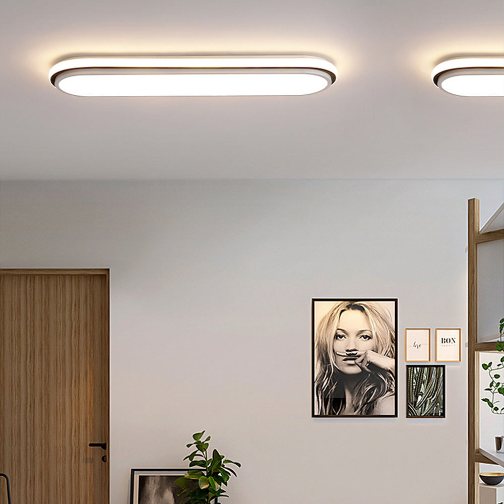 Nara – Schlichte Flache LED-Deckenlampe