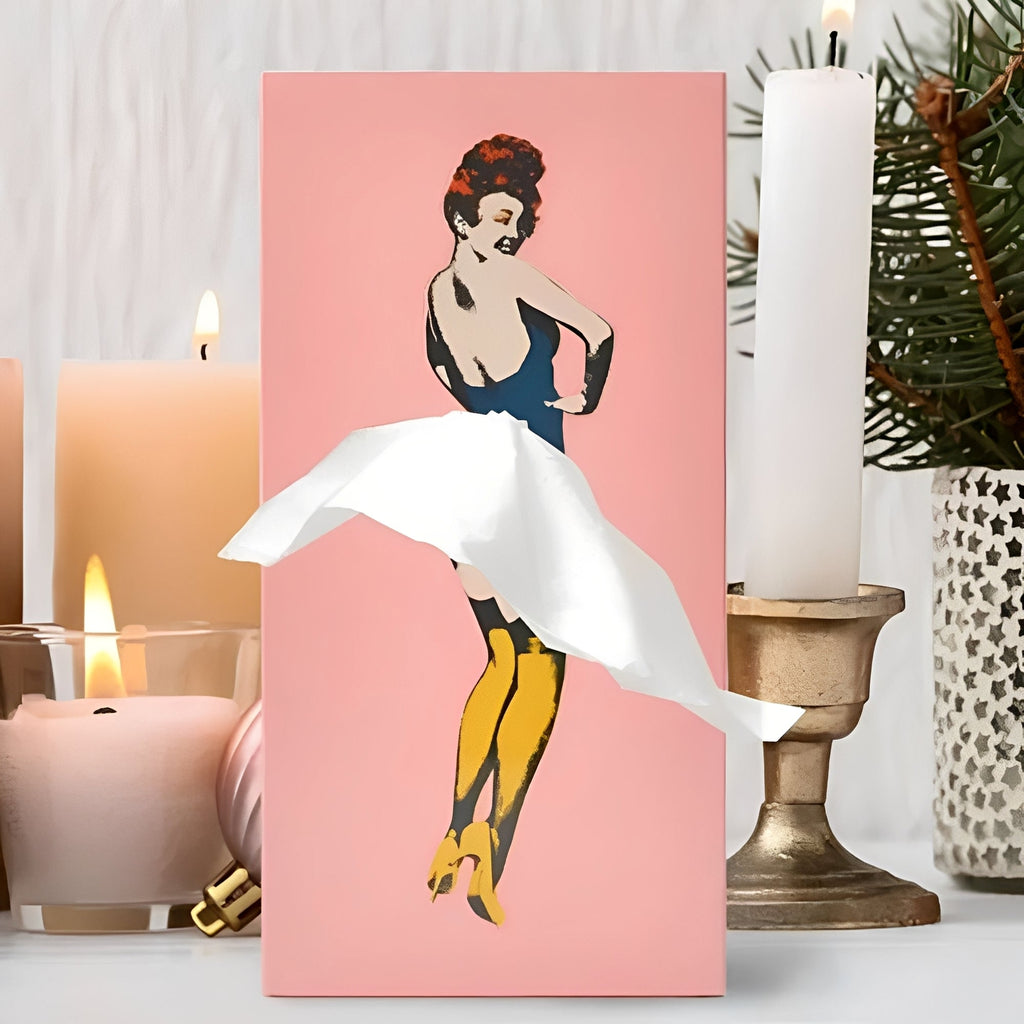 Mira – Taschentuchbox im Ballerina-Stil