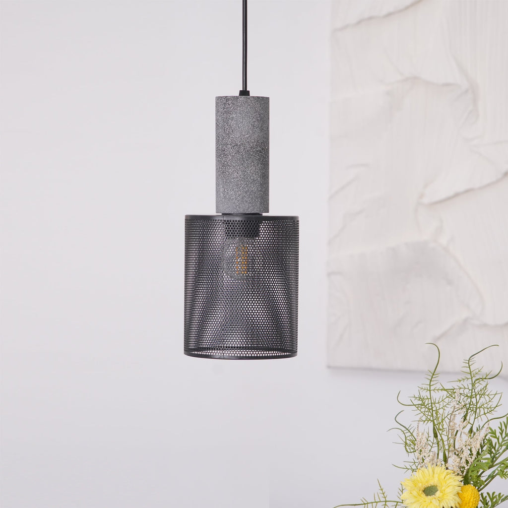 Owen – Beton-Pendelleuchte im Industrie-Look
