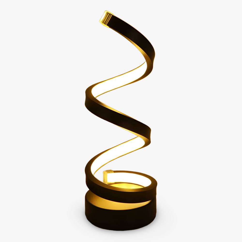 Airin – LED-Tischlampe im Spiraldesign