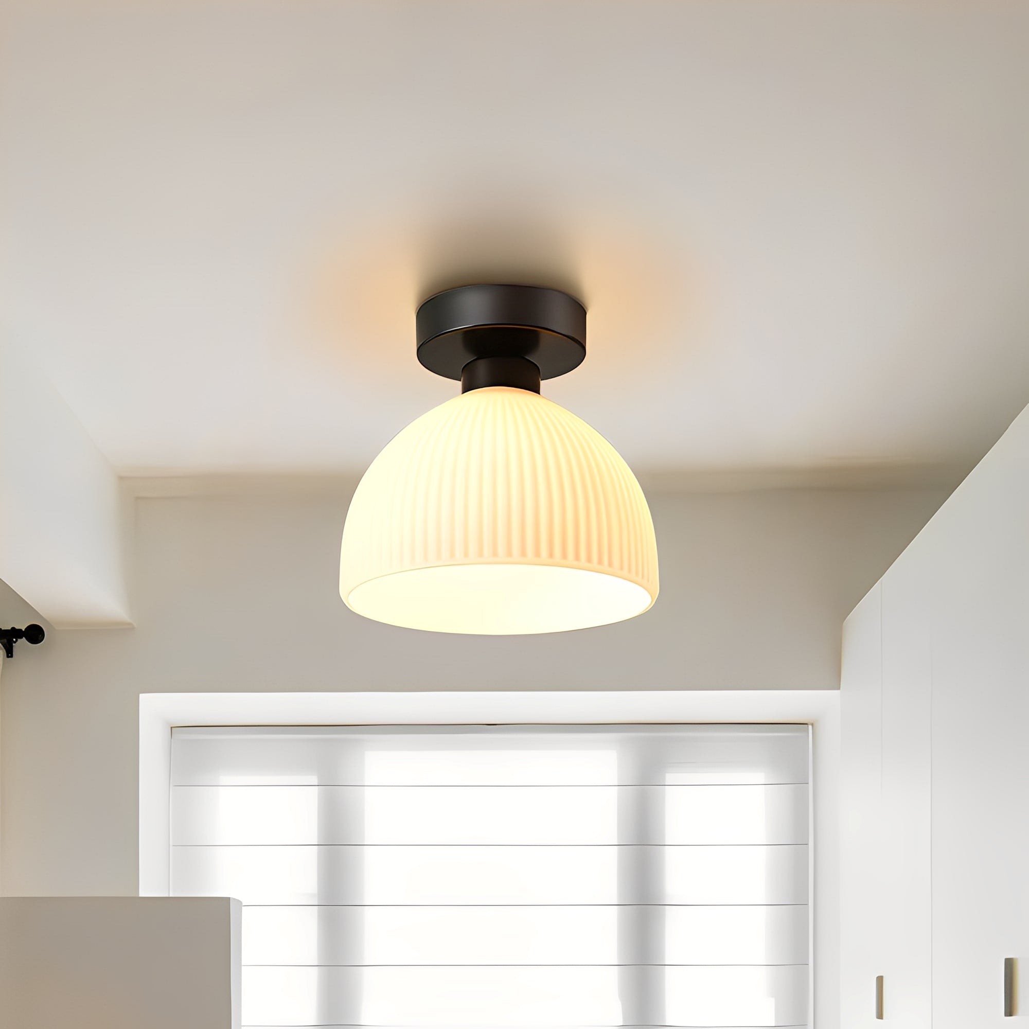 Manny – Elegante weiße Deckenlampe