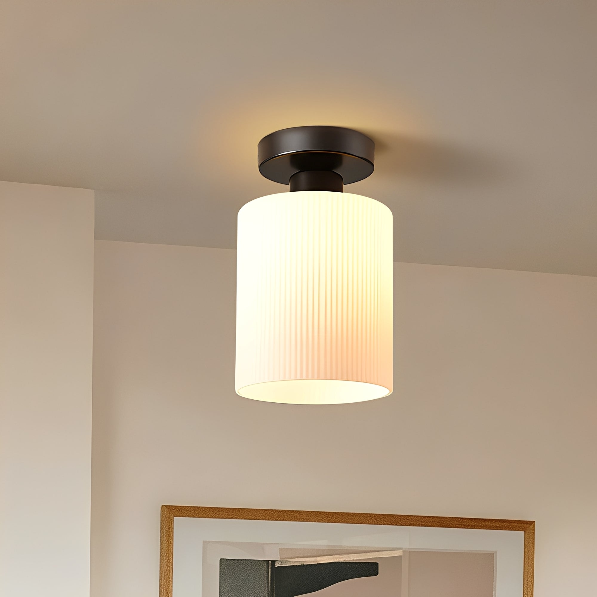 Manny – Elegante weiße Deckenlampe