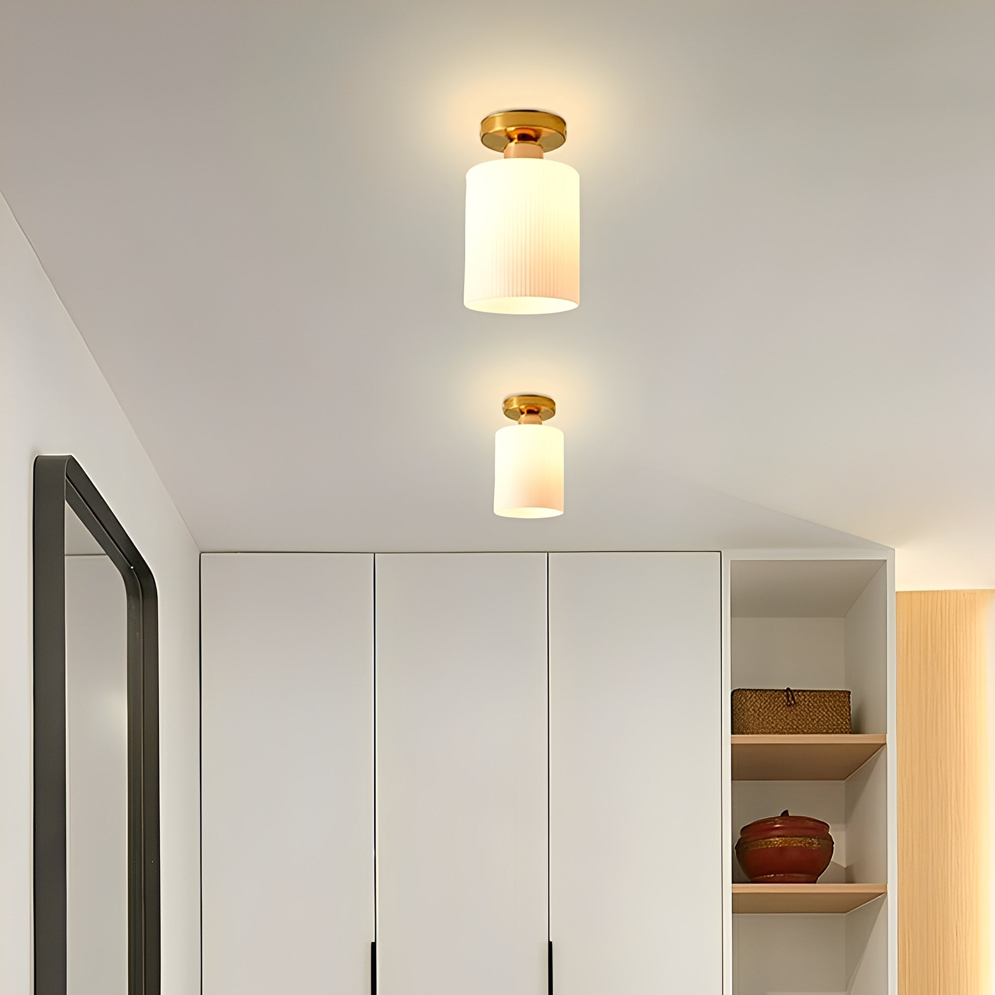 Manny – Elegante weiße Deckenlampe
