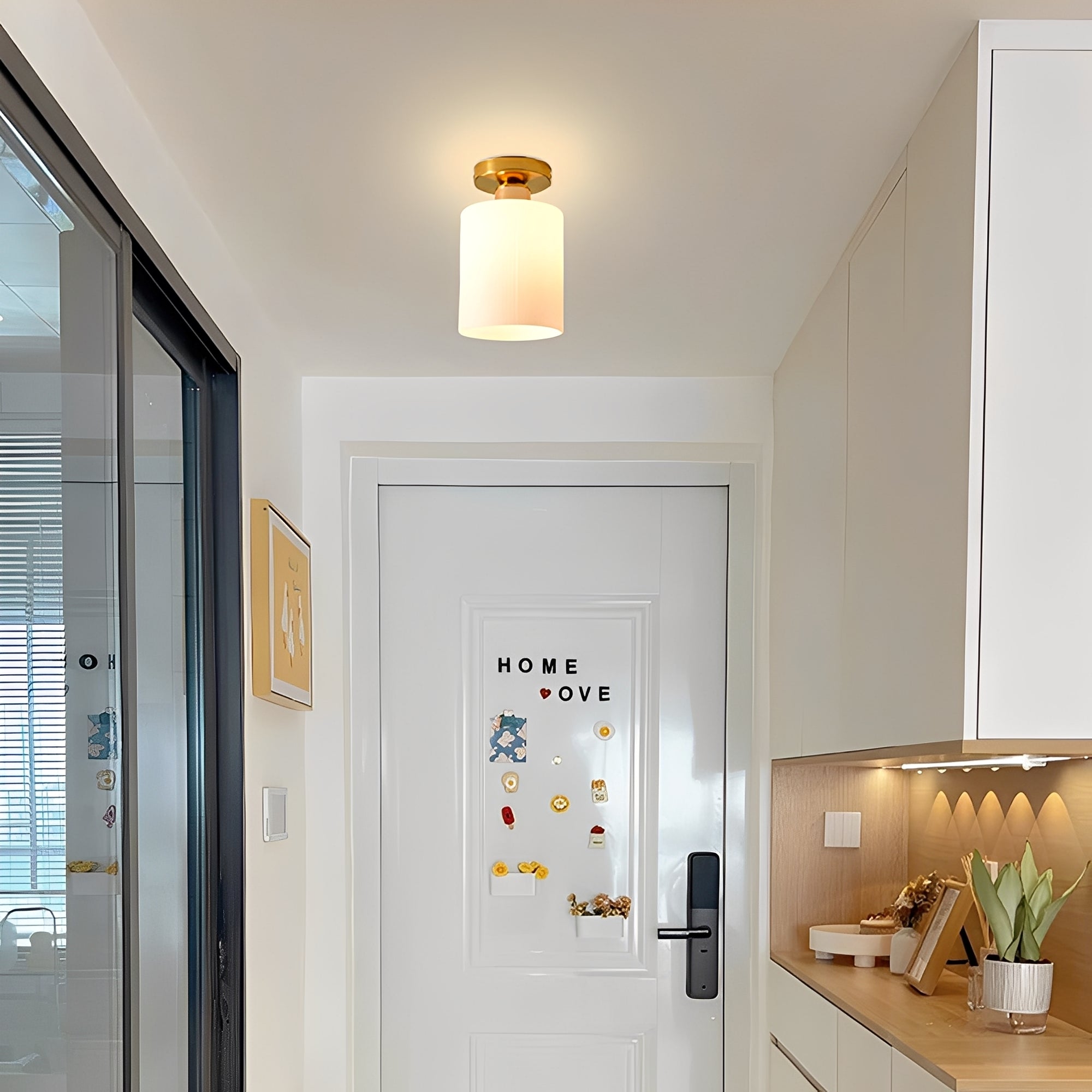 Manny – Elegante weiße Deckenlampe